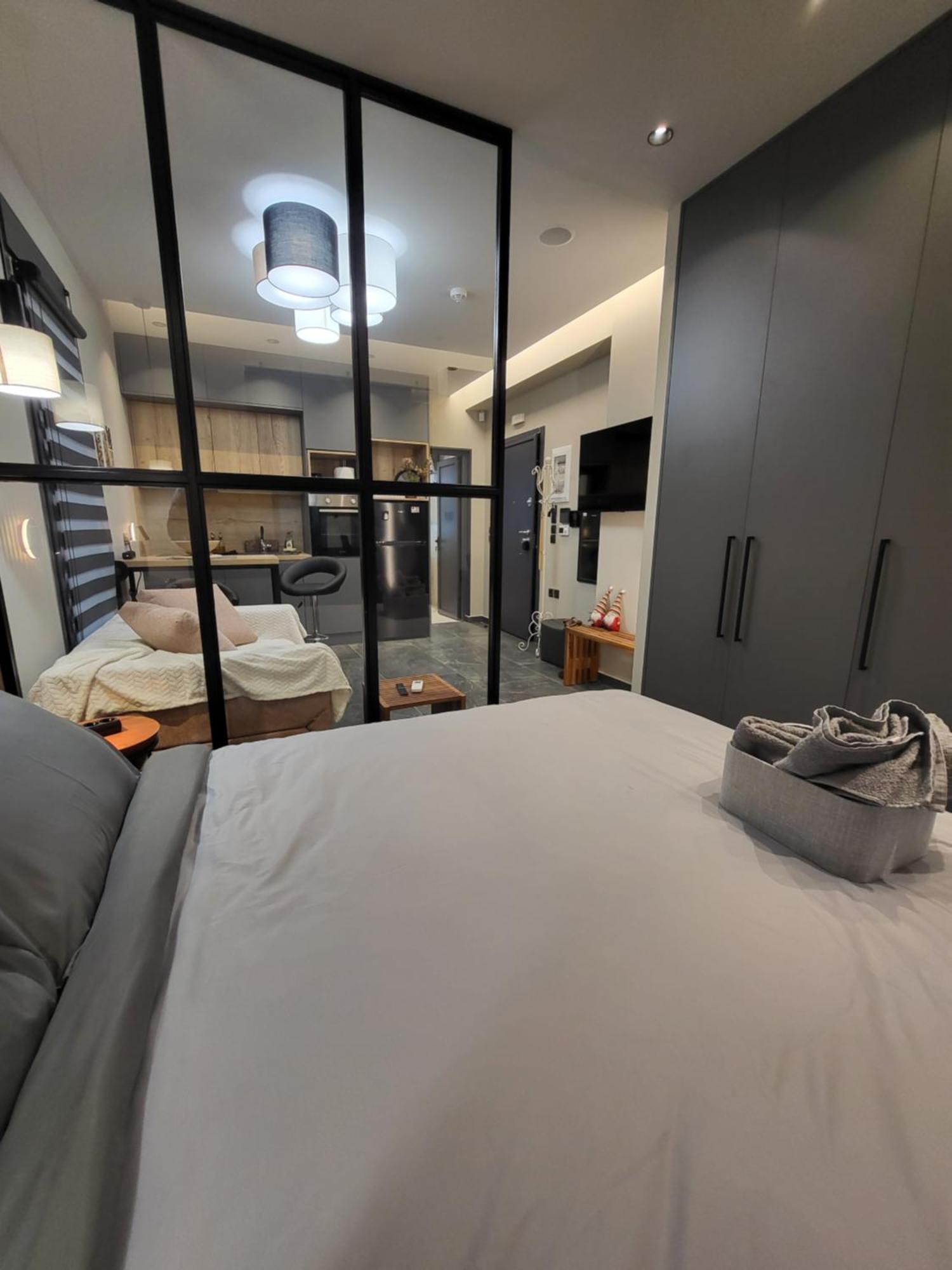 Modern Studio In Veria Center, Near Elia Square Buitenkant foto